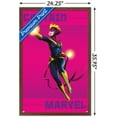 thumbnail image 3 of Marvel Shape of a Hero - Captain Marvel Wall Poster, 22.375" x 34", Framed, 3 of 3