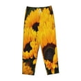 thumbnail image 4 of Daiia Flower Bush Sunflower Women's Sleep Pant with Pockets and Drawstring,Pajama Pants-X-Large, 4 of 9