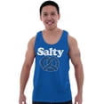 thumbnail image 3 of Salty Gourmet Pretzel Hungry Attitude Tank Top T Shirts Men Women Brisco Brands S, 3 of 6