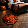 thumbnail image 2 of Halloween Microfiber Carpet Decorations, Creative Washable Bats Pumpkin Ghost Rug for Autumn Halloween Thanksgiving Home Decoration, 2 of 6