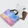 thumbnail image 5 of 16" Laptop Briefcase for Work Travel Laptop Shoulder Bag Carrying Handbag Laptop Case Tie-dye Clouds Pattern, 5 of 8