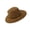A, variant on Elegant Homburg Unique Styling Hat with Wide Brimmed Flat Wide Brimmed Western Hat for Casual Wear