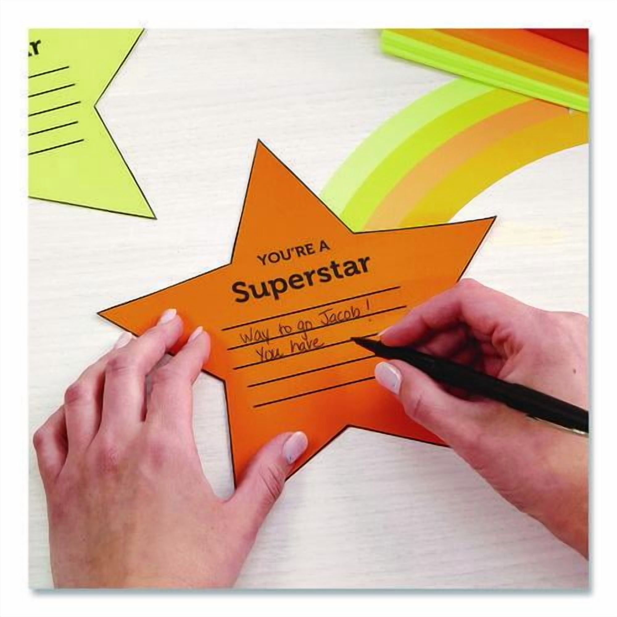 Color Paper - "Solar Sparks" Assortment, 24 lb Bond Weight, 8.5 x 11, Assorted Yellow and Orange Col | Bundle of 2