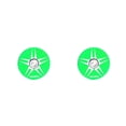 thumbnail image 2 of braveheart Risque Professionnel Antirouille Housse de Casque Imperméable Exquise Résistante à l'Usure Fourche avant 28,6 mm Accessoires de Casque de Cyclisme Vert Étoile Épine Ensemble de 2, 2 of 6
