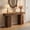 Cracked Oak, variant on Homieasy 63'' Farmhouse Console Table with Charging Station & LED Lights, Narrow Entryway Table for Entryway, Living Room, Nature Oak