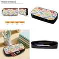 thumbnail image 7 of Kuiaobaty Dinosaur Bone Print Backpack Set with Lunch Bag for Kids 17 Inch Backpack and Pencil Case with Zipper Reusable Insulated Lunch Box and Pencil Pouch for School Camping, 7 of 7
