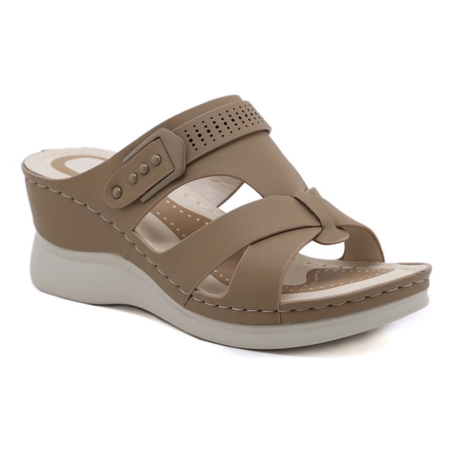 Zapatos con cuñas para primavera y verano, cómodos e informales, para mujer
