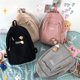 thumbnail image 5 of Mochila de pana a rayas para mujer, Bolsa Escolar para adolescentes, niñas y niños, bolsa de moda Harajuku de lujo, paquete de libros para estudiantes, 5 of 5