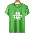 thumbnail image 4 of QIPOPIQ T-Shirts à Manches Courtes pour Femmes à Col Rond T-Shirts de la Saint-Patrick Tunique Shamrock T-Shirt T-Shirt Vert T-Shirts de la Saint-Patrick Hauts T-Shirt T-Shirts de Fête T-Shirts Graphiques Aubaines, 4 of 4