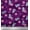 Dark Purple, variant on Soimoi Purple Cotton Duck Fabric Leaves & Ranunculus Floral Print Fabric by the Yard 42 Inch Wide