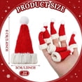 thumbnail image 2 of Dalrosia Mini Santa Hats for Crafts - Knit Christmas Hats, Tiny Wine Bottle Holders, Doll Hats, Table Decorations, Candy Covers, 2 of 7