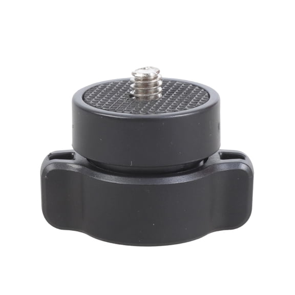 AOOOWER Plastic and Metal 17mm Ball Head Adapter Featuring 1/4inch Male Thread Screw Converter for Camera Phone Mounts