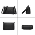 thumbnail image 5 of URSOFINE Women's Leather Crossbody Bag, Adjustable Strap Shoulder Purse, Multi-Pocket Casual Handbag for Everyday, 5 of 9