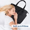 thumbnail image 2 of Bolso tote acolchado ligero TOPDesign negro talla L, 2 of 8