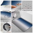 thumbnail image 6 of Navy Blue Gray Ombre Bath Mat 3 Piece Bathroom Rug Set, Modern Gradient Abstract Art Non Slip Bath Rug Contour Mat and Toilet Lid Cover, Absorbent Shower Mats Soft Bath Rugs and Mats Sets, 6 of 8