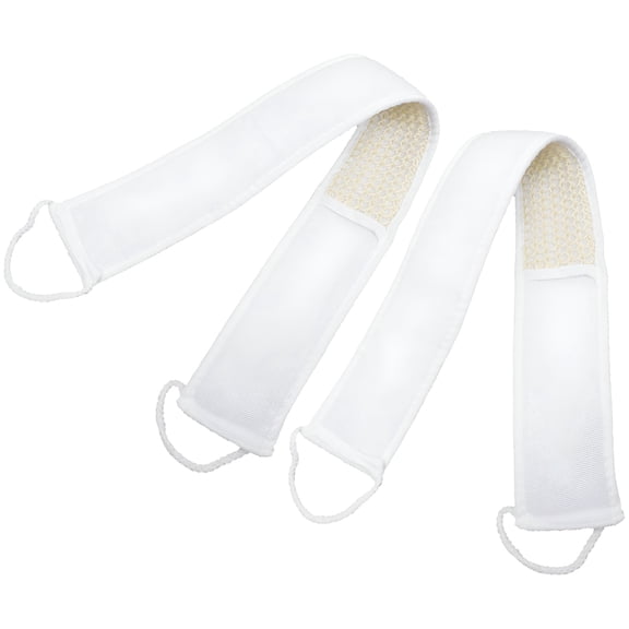 ACDANC Back Scrubber with Handles Bath Scrubber Fabric Massaging Body Brush Skin Care 2Set