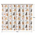thumbnail image 5 of Dog Love Rainbow Shower Curtain 84"x72" ,Bathroom Decorative Shower Curtains Set with 12 Hooks,Modern Waterproof Washable Shower Curtain, 5 of 6