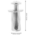 thumbnail image 2 of FOMIYES 20Jgo Tornillos Para De Puertas Huecas Con Tuercas Resistentes Color Plateado, 2 of 8