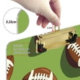 thumbnail image 6 of FORMRS Acrylic Clipboard with Low Profile Clip Standard A4 Letter Size, 12.5" x 9", Game Day Footballs, 6 of 8