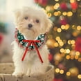 thumbnail image 3 of Festive Holiday Pet Neck Scarf Dress Up Accessory for Cats and Dogs with Adjustable Collar Design, 3 of 5