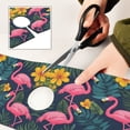 thumbnail image 6 of Yayeee Faucet Mat for Kitchen Sink 14.7" Diatomite Long Splash Guard Pad, Yellow Floral Flamingo, 6 of 7