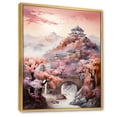 thumbnail image 2 of Designart "Silk Road China Art painting VII" Cityscapes Floater Framed Canvas Print, 2 of 7