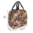 thumbnail image 3 of Lsque Sunflowers Pattern Lunch Bag Women/Men Insulated Lunch Box,Small Leakproof Cooler Food Lunch Containers Reusable High Capacity Lunch Tote Bags, 3 of 6