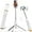White, variant on 62" Phone Tripod & Selfie Stick, Tripod for iPhone with Remote, All-in-1 Cell Phone Stand, Portable, Lightweight Extendable for Selfies Video Recording Vlog, Compatible with iPhone Android - White