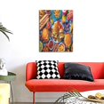thumbnail image 4 of KLL Vibrant Picnic Food Spread Print Canvas Wall Art, Canvas Painting Prints Canvas Art Wall Decor Home Decoration for Living Room Bedroom Office, 4 of 6