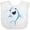 AA-White, variant on Inktastic Cute Shark, Little Shark, Blue Shark, Sea Animal Boys or Girls Baby Bib