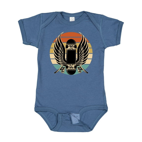 Inktastic Skateboard Retro Skateboarding Boys or Girls Baby Bodysuit