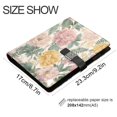 thumbnail image 3 of Leather Notebook with Pen Holder Writing Notepad Includes 100 Pages Lined Journal Retro Plant Pattern, 3 of 6