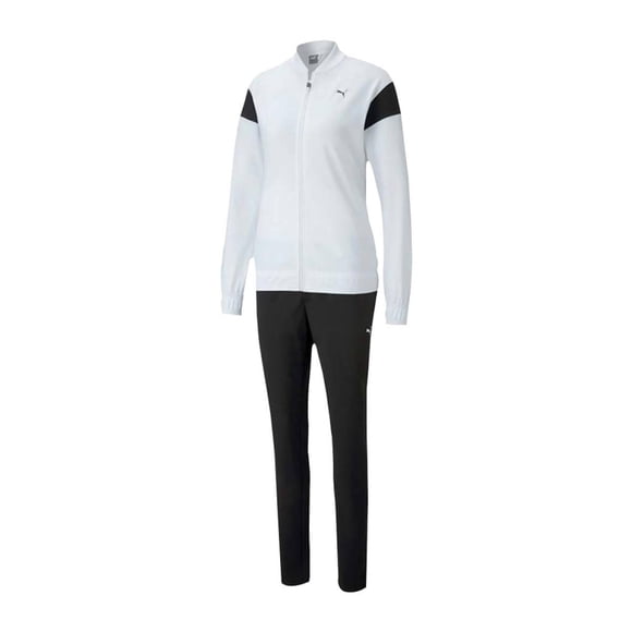 Pants con Sudadera Puma Classic Tricot Mujer Deportivo Gym blanco XS