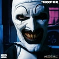 thumbnail image 5 of Mezco MDS Mega Scale Terrifier: Art the Clown 15-Inch Sinister, Spine-Chilling, Toothy Grin Head Sculpt 11 Points Articulation Doll with Sound, 5 of 7