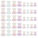 thumbnail image 2 of Cute Charms For Nails 132Pcs Little Bear Shaped Designs Ideal For Nails And Mobile Phone Covers Easy To Remove, 2 of 3