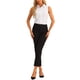 thumbnail image 2 of INSPIRAR CHIC Sin mangas con cuello, bodysuit de trabajo para mujeres, camisa leotardo de botones XL blanca, 2 of 6