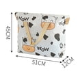 thumbnail image 3 of TIMIFIS Organization And Storage Largecapacity Storage Bag With Handle Largecapacity Storage Bag Foldable Storage Bucket For Quilt Blanket Storage Containers ummer, 3 of 3