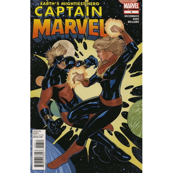 Captain Marvel (8th Series) #6 VF ; Marvel Comic Book