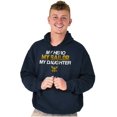 thumbnail image 5 of US Navy Logo My Daughter Hero Sailor Hoodie Sweatshirt Women Men Brisco Brands S, 5 of 6