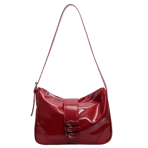 Bolso Hobo Wdftyju Mujer Cuero PU Color sólido Tote