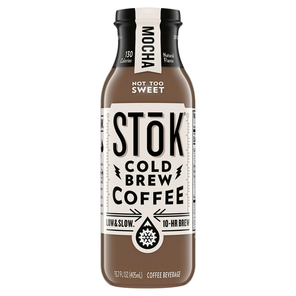 SToK Mocha Cold Brew Coffee, 13.7 Oz.
