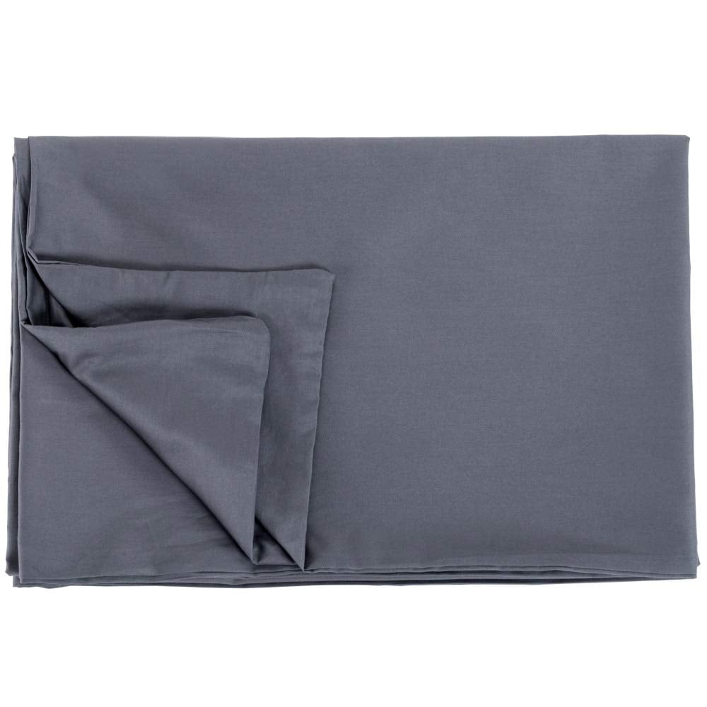 Cotton Duvet Cover Set for Weighted Blanket,Grey,48"x72" - Walmart.com