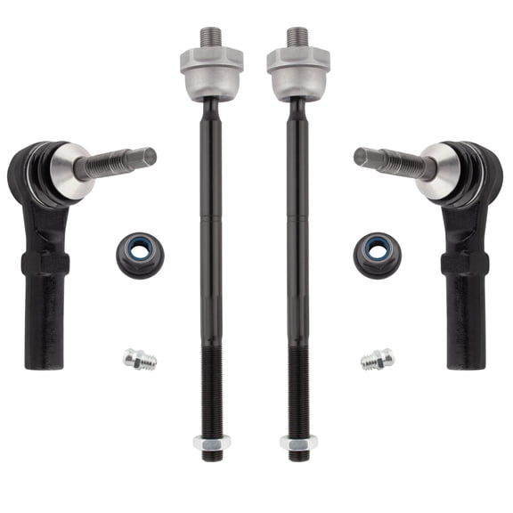 BOXI 4pcs Front Steering Inner and Outer Tie Rod Ends for Ford Expedition 2003 2004 2005 2006 / for Lincoln Navigator 2003 2004 2005 2006 | EV456 ES3695