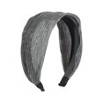 thumbnail image 1 of Ofertas Únicas 1 Pc Diadema de Cinta de Seda Brillante Accesorios para el Cabello de Mujeres Tono Plateado, 1 of 5