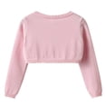 thumbnail image 7 of Cozy Knitted Cardigan Jacket for Little Girls Solid Color Casual Tops, 7 of 7