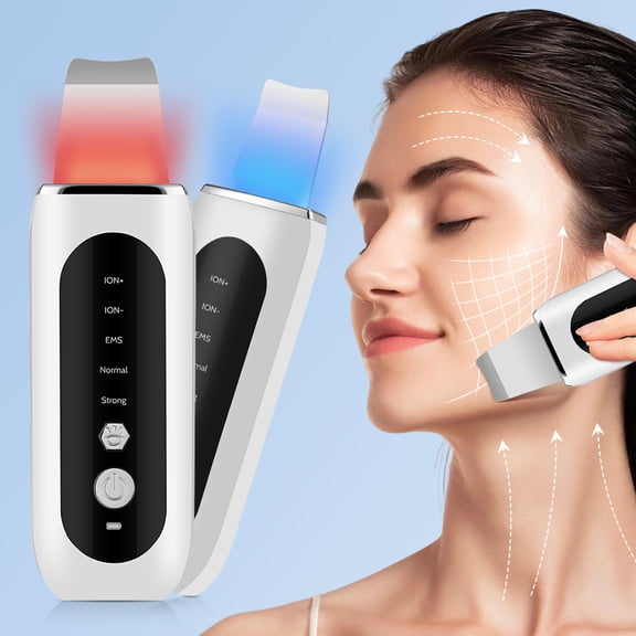 Flaremore Portable Skin Scrubber Face Spatula Skin Spatula Pore Cleaner Blackhead Remover Tools for Facial Deep Cleansing,Skin Renewal Device,Green