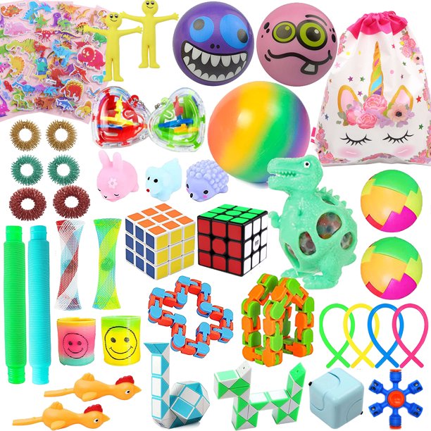 41PC Sensory Toys Set，Fidget Box with Sensory Stress and Anxiety