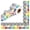 CI27-7.5cm Total length 1, variant on 32.8ft Smiling Face Border Trim Wall Sticker for Chalkboard Notice Board Decoration Bulletin Board Border Trim Sticker
