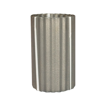 Corrugated Metal Landscape Edging - Antique (Gray) - 12 Tall & 10 Long - Dakota Tin