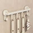 thumbnail image 1 of shyuyusa Milky White Suction Cup Wall Hook Rack, Multi Position Hanging Bracket for Kitchen Cookware Tableware Utensils Daily Wall Mounted Storage, 1 of 6